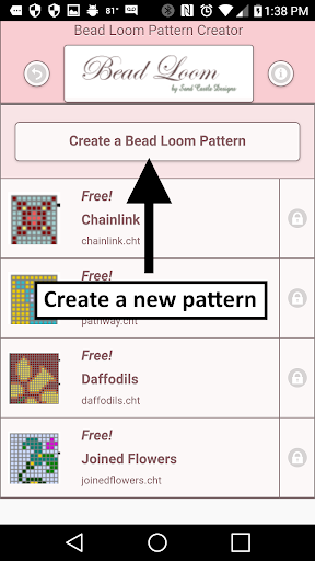 Bead Loom Pattern Creator - Image screenshot of android app