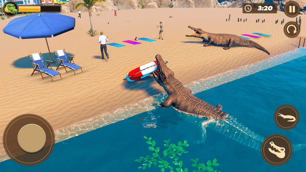 Crocodile Game: Angry Animal - عکس بازی موبایلی اندروید