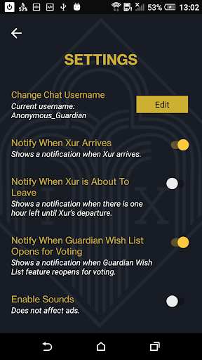Xur Alert for Destiny ۲ - عکس برنامه موبایلی اندروید