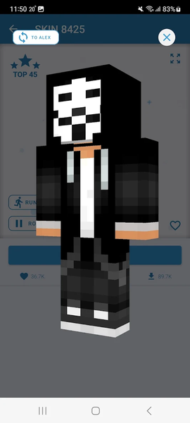 Boys Skins for Minecraft - Image screenshot of android app