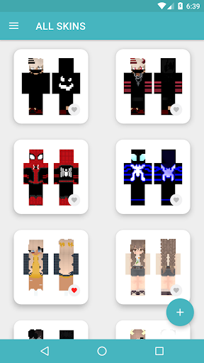 HD Skins for Minecraft 128x128 - Image screenshot of android app