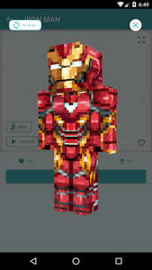 HD Skins for Minecraft 128x128 - عکس برنامه موبایلی اندروید