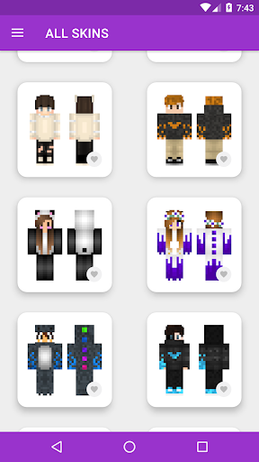 PvP Skins for Minecraft - Image screenshot of android app