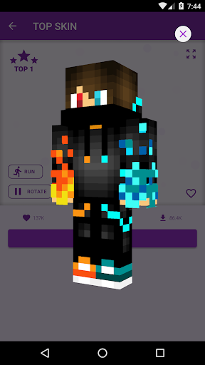 PvP Skins for Minecraft - Image screenshot of android app