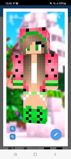 Skin Editor 3D for Minecraft - Image screenshot of android app