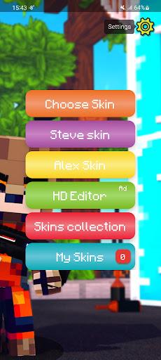 Skin Editor 3D for Minecraft - Image screenshot of android app