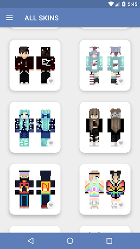 Skins for Minecraft PE - عکس برنامه موبایلی اندروید