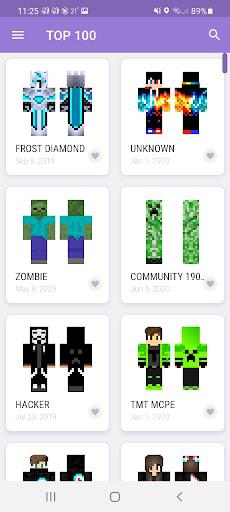 Skins for Minecraft 2 - Image screenshot of android app