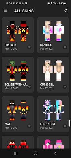 Skins for Minecraft ۲ - عکس برنامه موبایلی اندروید