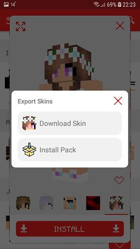 Skins Packs for Minecraft PE - عکس برنامه موبایلی اندروید