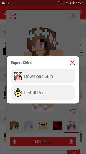 Skins Packs for Minecraft PE - Image screenshot of android app