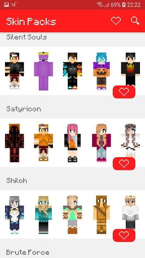 Skins Packs for Minecraft PE - Image screenshot of android app