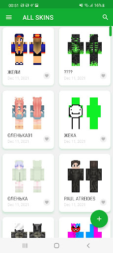 all minecraft skins in the world