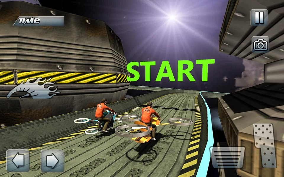 Hoverbike flying Beast Game - Image screenshot of android app