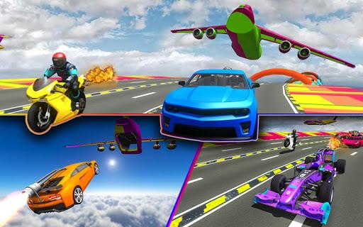 Rocket Car Racing Stunts - Gameplay image of android game