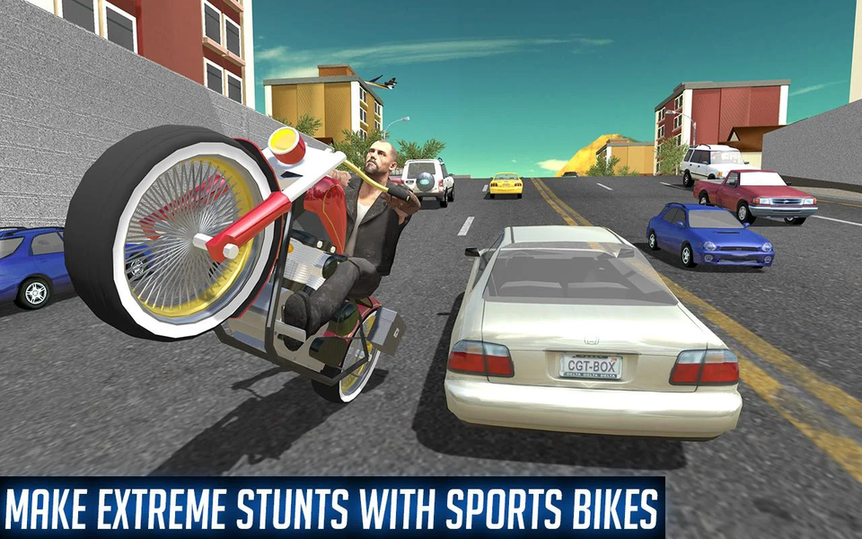 Traffic GT Bike Racer - Gameplay image of android game