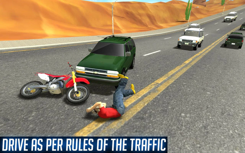 Traffic GT Bike Racer - Gameplay image of android game