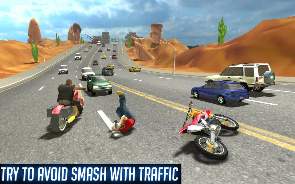 Traffic GT Bike Racer - Gameplay image of android game