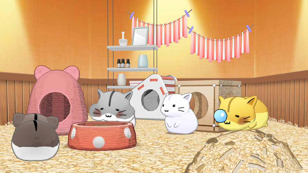 Hamster Life match and home - Gameplay image of android game