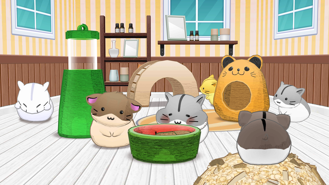 Hamster Life match and home - Gameplay image of android game