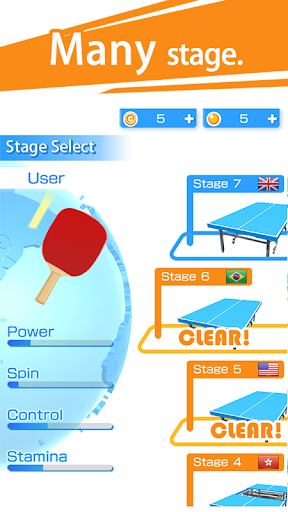Table Tennis 3D Ping Pong Game - Gameplay image of android game