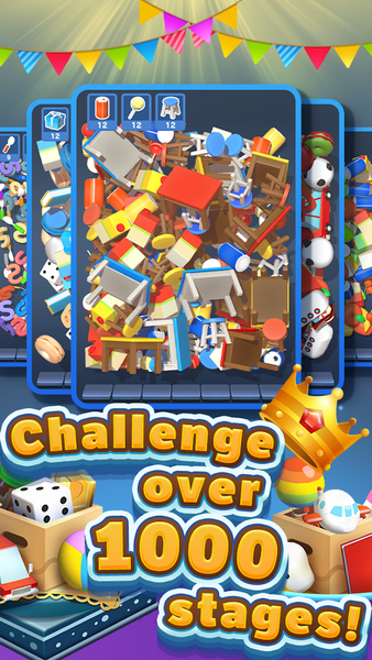 Toy Room - 3D Match Game - Gameplay image of android game