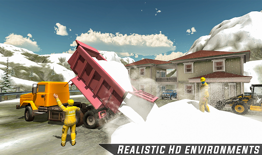 Heavy Excavator Snow Machine Simulator ۲۰۱۹ - عکس برنامه موبایلی اندروید