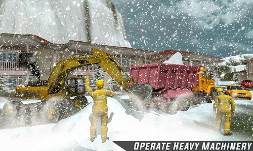 Heavy Excavator Snow Machine Simulator ۲۰۱۹ - عکس برنامه موبایلی اندروید