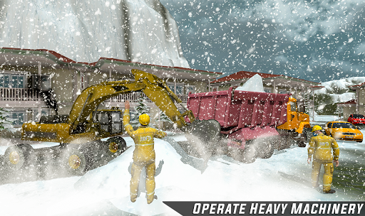 Heavy Excavator Snow Machine Simulator ۲۰۱۹ - عکس برنامه موبایلی اندروید