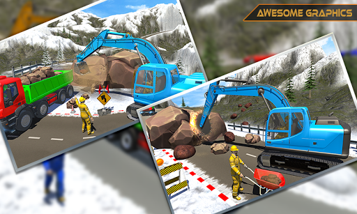 Stone Cutter Heavy Excavator Simulator ۲۰ - عکس بازی موبایلی اندروید