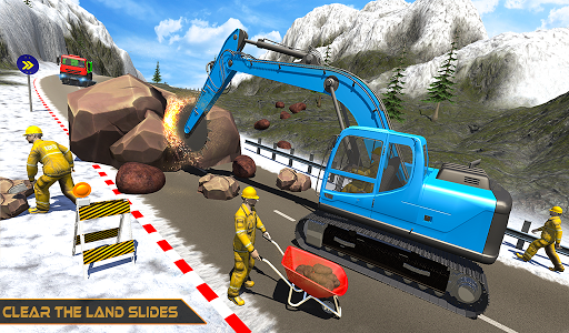 Stone Cutter Heavy Excavator Simulator ۲۰ - عکس بازی موبایلی اندروید
