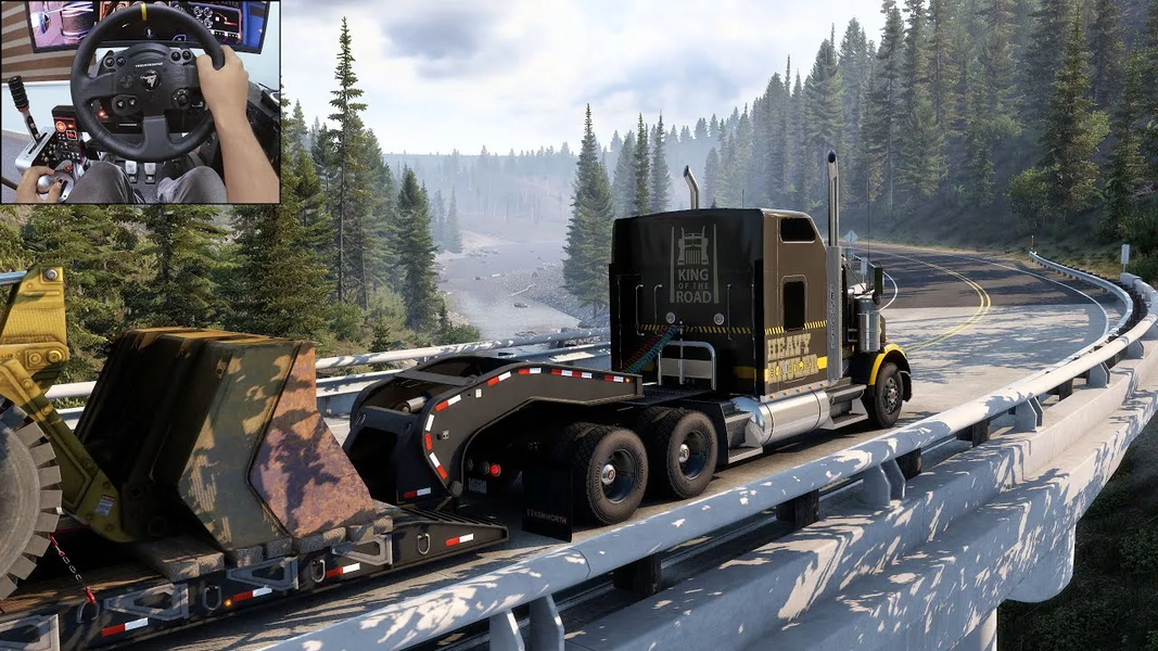 Truck Drive Simulator: America - Gameplay image of android game