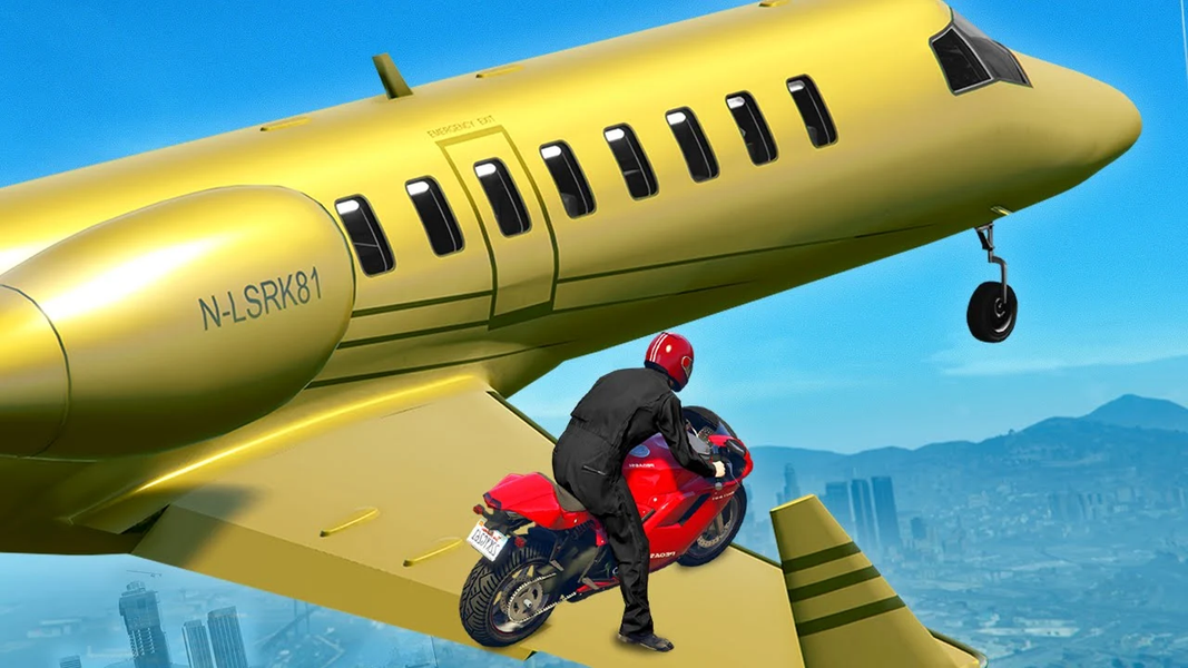 Mega Ramp Games Bike Stunts 3D - Gameplay image of android game