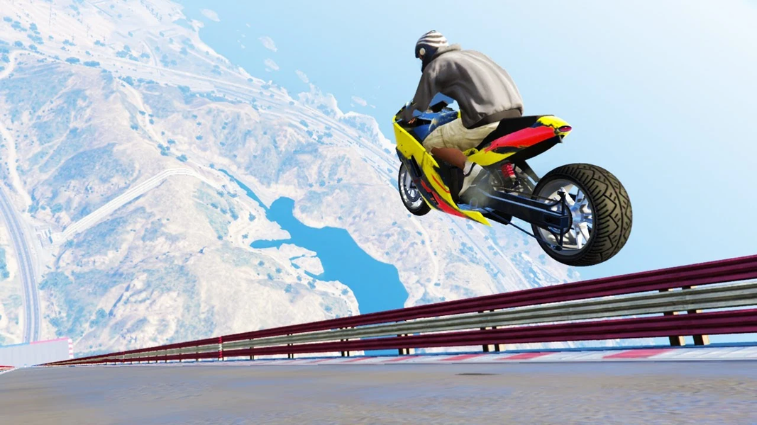 Bike Stunt Game Offline Games - Gameplay image of android game