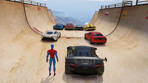 superhero mega ramp