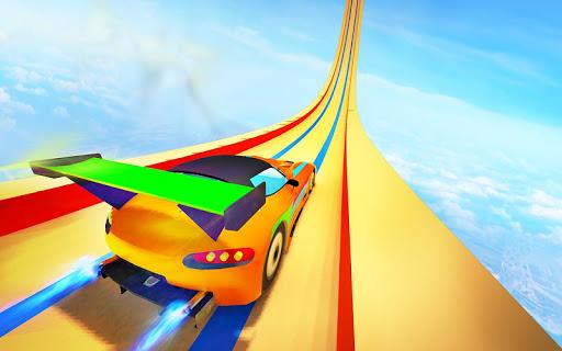 Mega Ramp car Stunts games - Gameplay image of android game