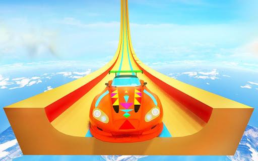 Mega Ramp car Stunts games - Gameplay image of android game