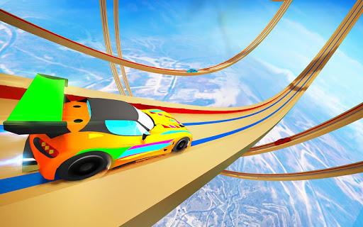 Mega Ramp car Stunts games - Gameplay image of android game