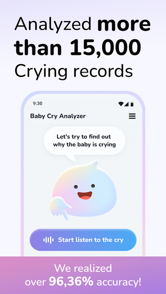 Cry Analyzer + Baby Translator - عکس برنامه موبایلی اندروید