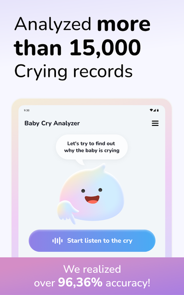 Cry Analyzer + Baby Translator - عکس برنامه موبایلی اندروید