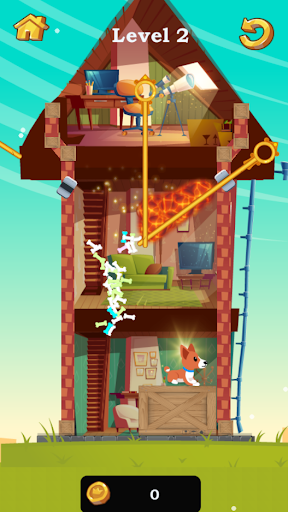 Pull The Pin - Dog Escape - Gameplay image of android game