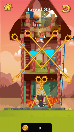 Pull The Pin - Dog Escape - عکس بازی موبایلی اندروید
