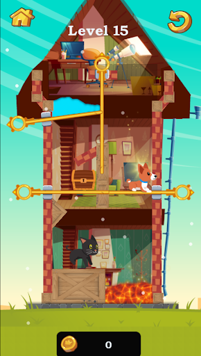 Pull The Pin - Dog Escape - عکس بازی موبایلی اندروید