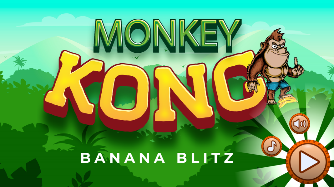 Monkey Kong Banana Blitz - عکس بازی موبایلی اندروید