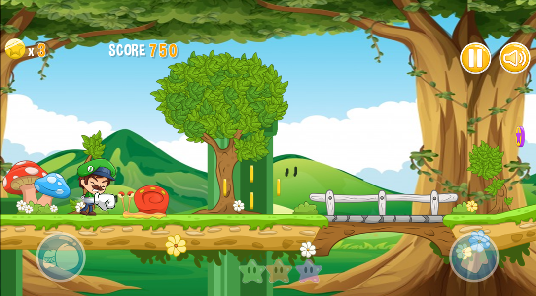 Narlo World Adventure - Super - Gameplay image of android game