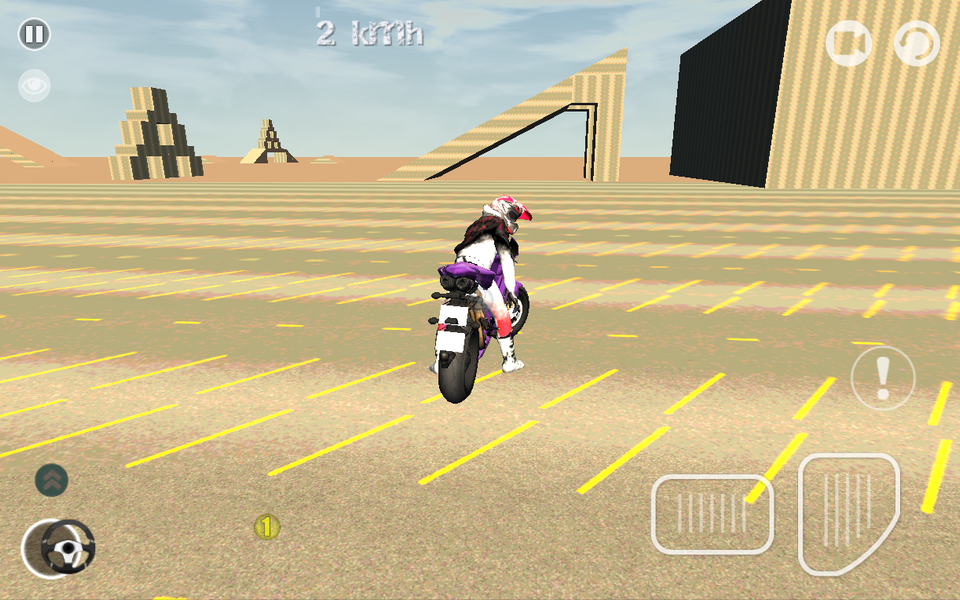 Motorcycle Simulator 3D - Gameplay image of android game