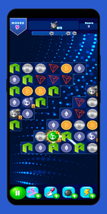 Crypto Connect 3 - Gameplay image of android game