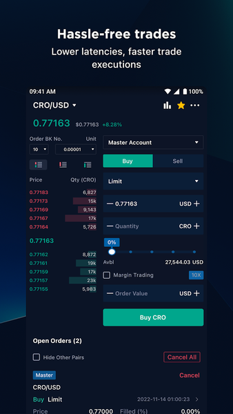 Crypto.com Exchange - Image screenshot of android app