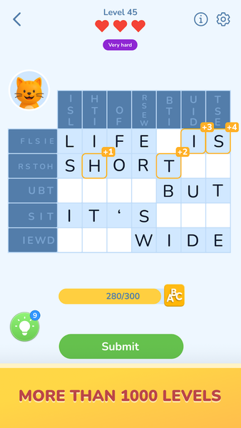 Crypto Words Puzzle - عکس بازی موبایلی اندروید