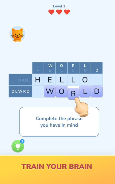 Crypto Words Puzzle - عکس بازی موبایلی اندروید